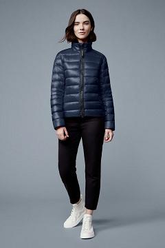 Chamarras Canada Goose Mujer Outlet - Cypress Chaqueta De Plumas Black Label Azul Oscuro Marino OM5731062